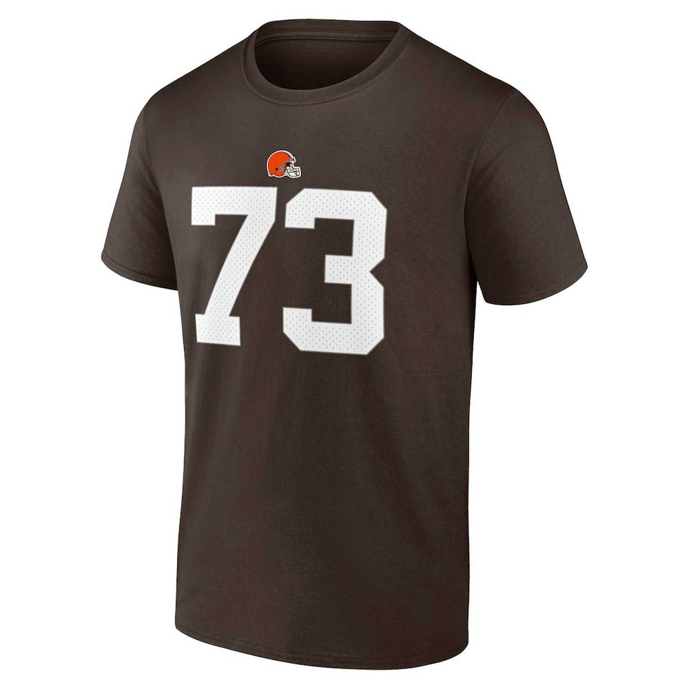 Joe Thomas Cleveland Browns Retired Player Icon Name & Number T-Shirt Brown - Fanatics