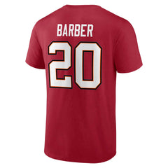 Ronde Barber Tampa Bay Buccaneers Retired Player Icon Name & Number T-Shirt Red - Fanatics