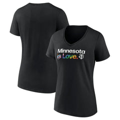 Minnesota Twins Women's City Pride V-Neck T-Shirt Clearance