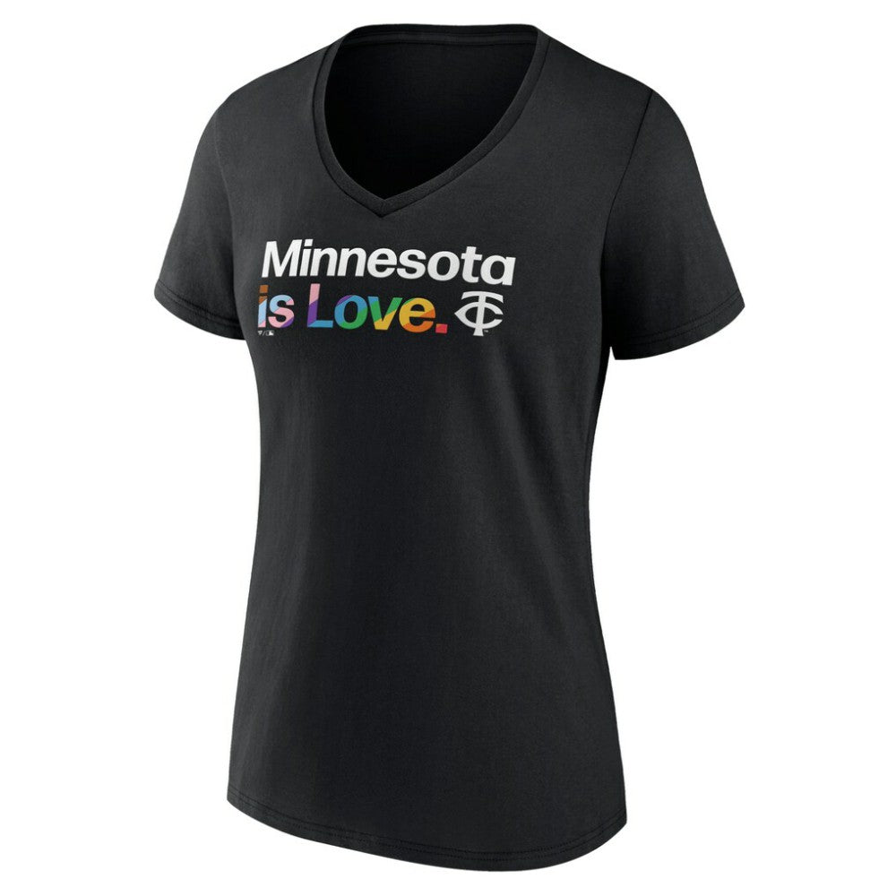 Minnesota Twins Women's City Pride V-Neck T-Shirt Clearance