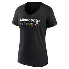 Minnesota Twins Women's City Pride V-Neck T-Shirt Clearance
