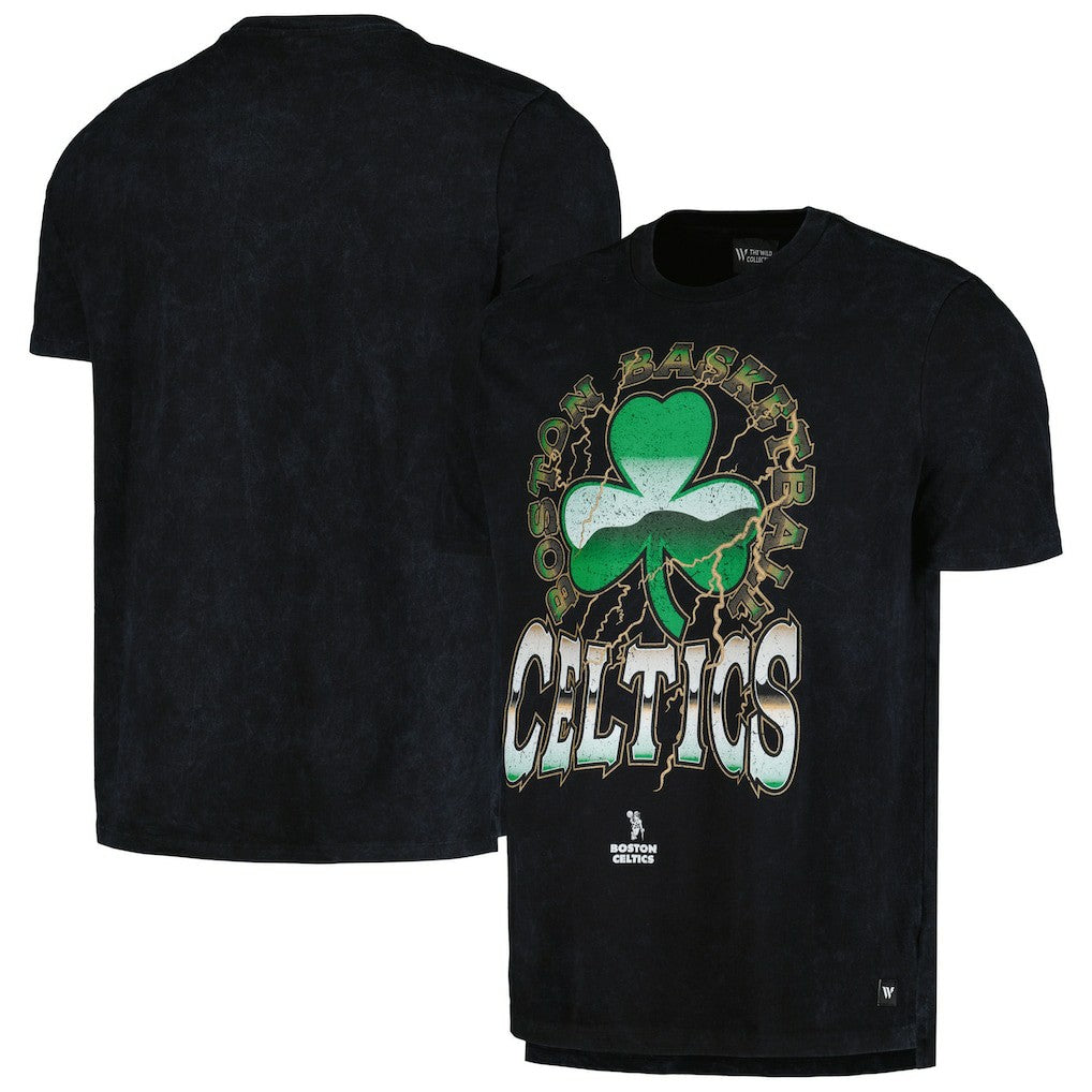 NBA - Boston Celtics The Wild Collective Unisex Tour Band T-Shirt - Black