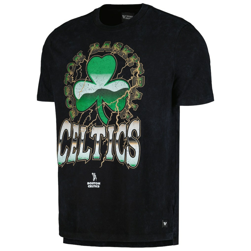 NBA - Boston Celtics The Wild Collective Unisex Tour Band T-Shirt - Black