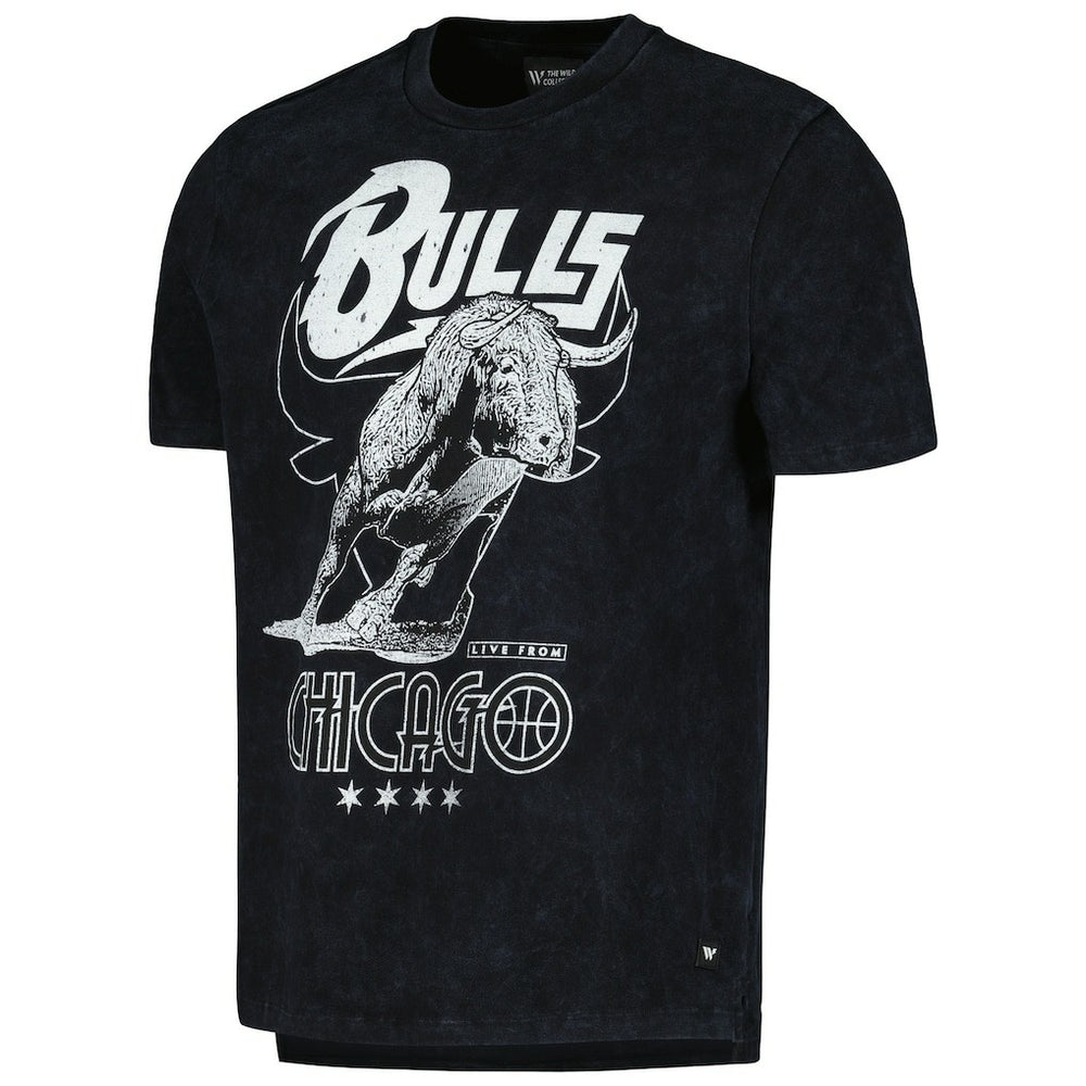 NBA - Chicago Bulls The Wild Collective Unisex Tour Band T-Shirt - Black