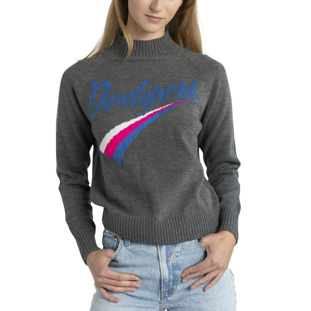 Los Angeles Dodgers Lusso Women's Serena Raglan Pullover Sweater Sale