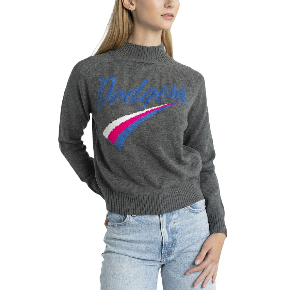 Los Angeles Dodgers Lusso Women's Serena Raglan Pullover Sweater Sale