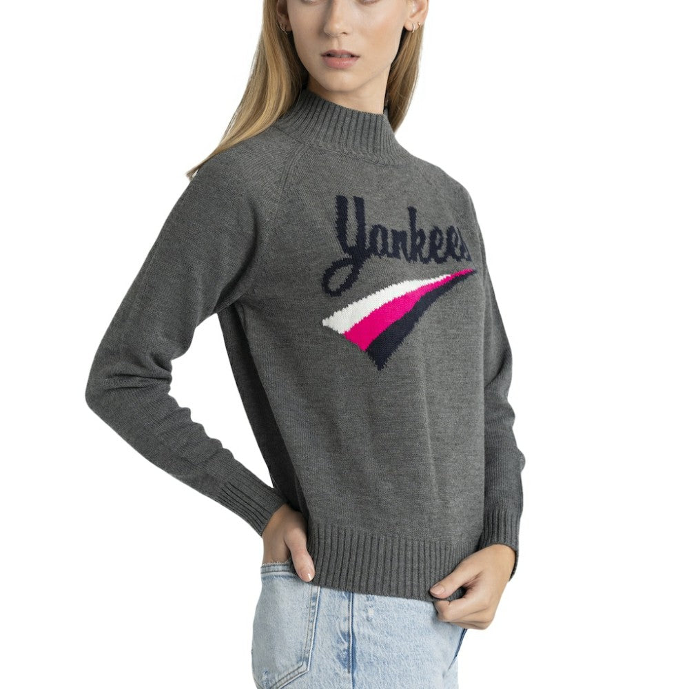 New York Yankees Lusso Women's Serena Raglan Pullover Sweater On Sale