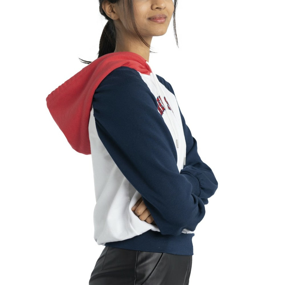 Boston Red Sox Lusso Women's Marlowe Tri-Blend Raglan Pullover Hoodie discount