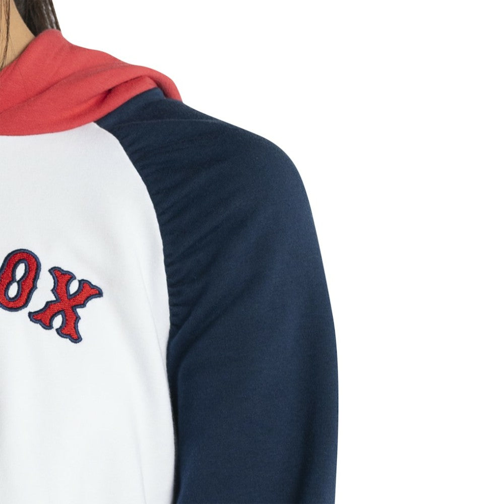 Boston Red Sox Lusso Women's Marlowe Tri-Blend Raglan Pullover Hoodie discount