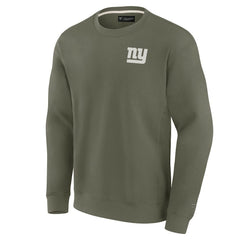New York Giants Unisex Elements Super Soft Pullover Sweatshirt Olive - Fanatics