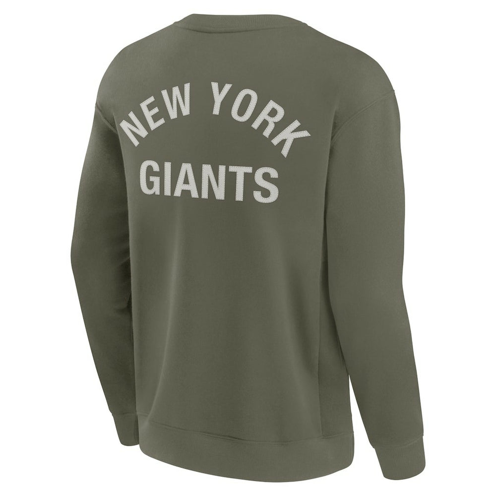 New York Giants Unisex Elements Super Soft Pullover Sweatshirt Olive - Fanatics