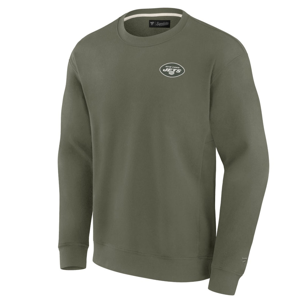 New York Jets Unisex Elements Super Soft Pullover Sweatshirt Olive - Fanatics