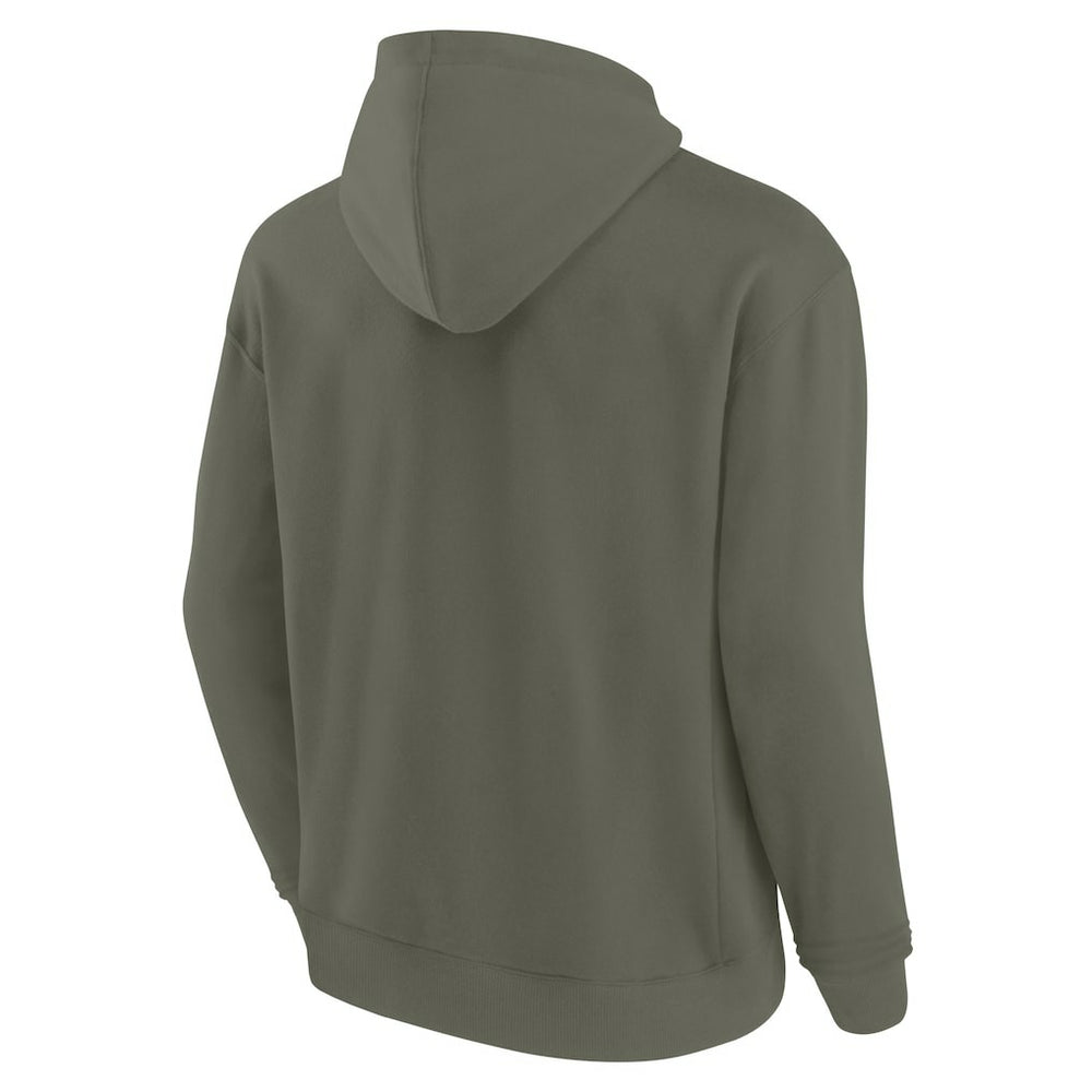 Las Vegas Raiders Unisex Elements Super Soft Fleece Pullover Hoodie Olive - Fanatics