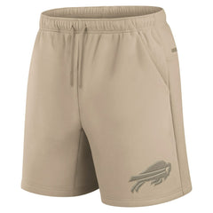 Buffalo Bills Unisex Elements Super Soft Fleece Shorts Khaki - Fanatics