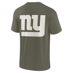 New York Giants Unisex Elements Super Soft Short Sleeve T-Shirt Olive - Fanatics