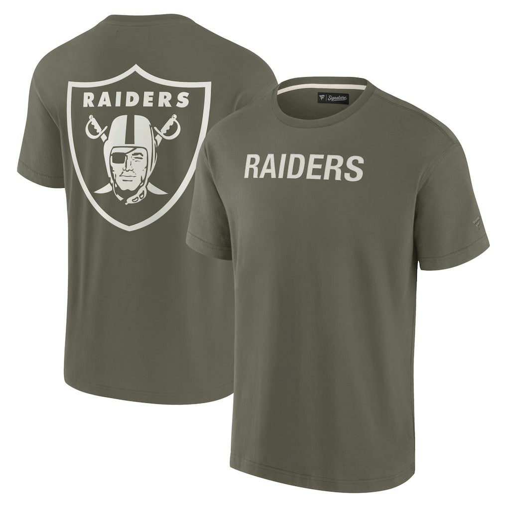 Las Vegas Raiders Unisex Elements Super Soft Short Sleeve T-Shirt Olive - Fanatics