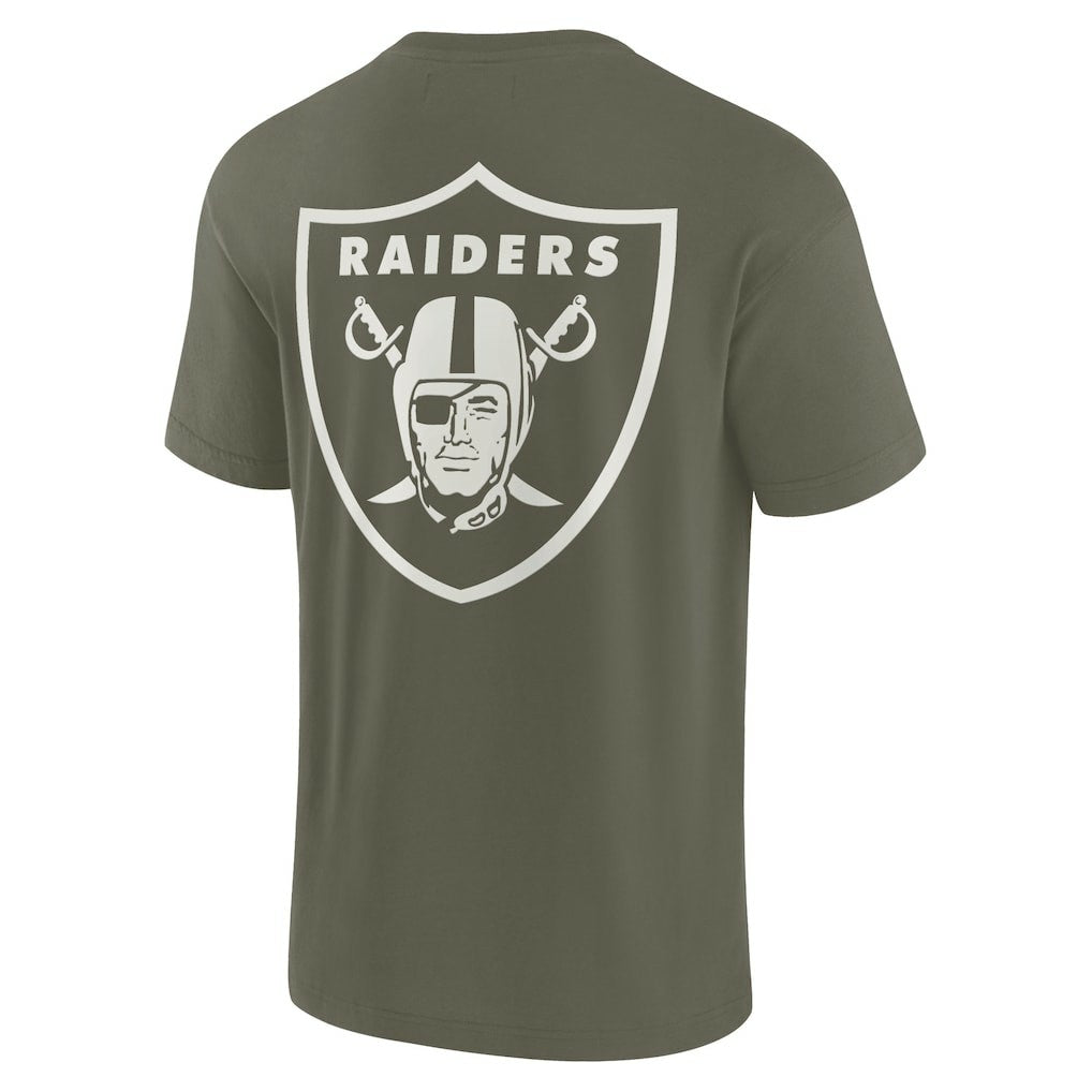 Las Vegas Raiders Unisex Elements Super Soft Short Sleeve T-Shirt Olive - Fanatics
