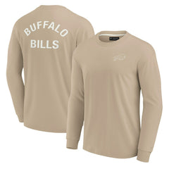 Buffalo Bills Unisex Elements Super Soft Long Sleeve T-Shirt Khaki - Fanatics