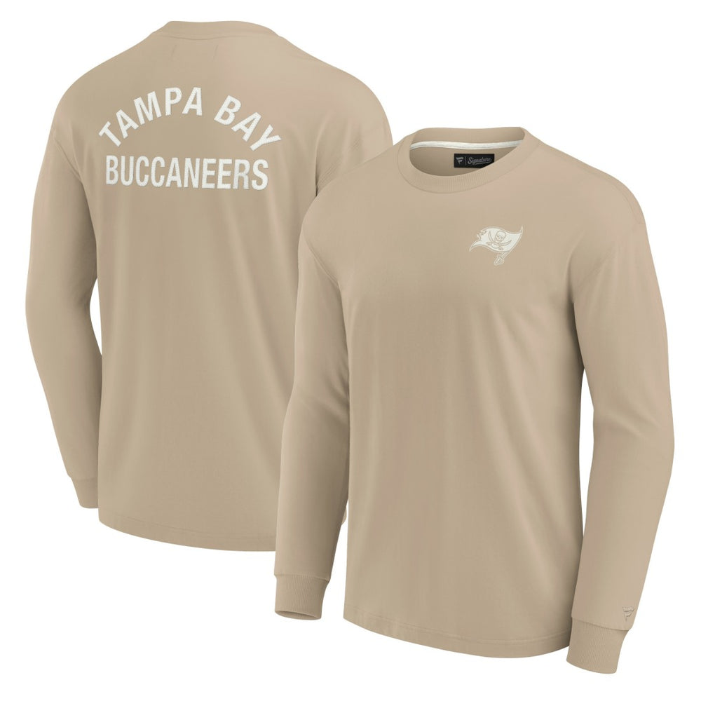 Tampa Bay Buccaneers Unisex Elements Super Soft Long Sleeve T-Shirt Khaki - Fanatics