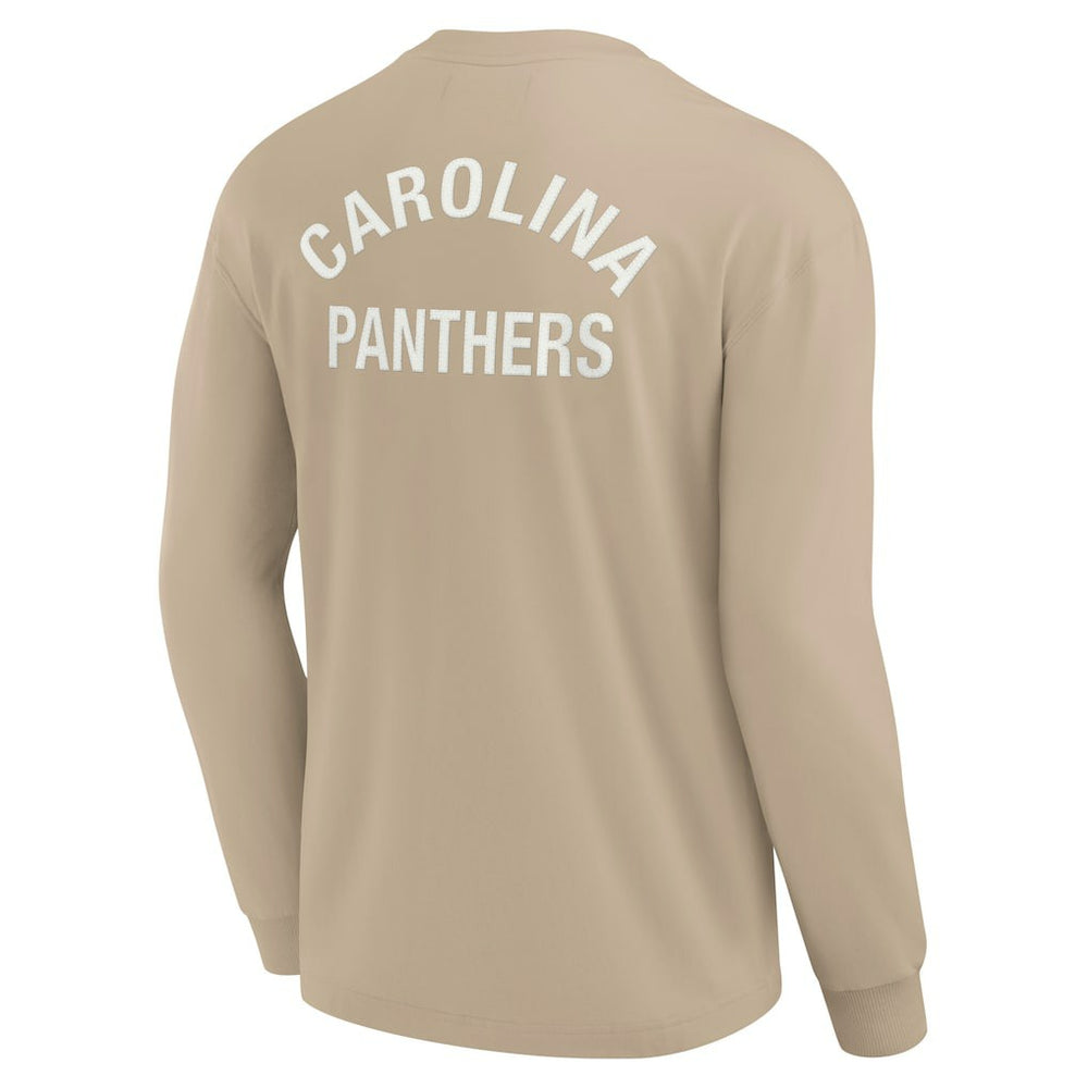 Carolina Panthers Unisex Elements Super Soft Long Sleeve T-Shirt Khaki - Fanatics