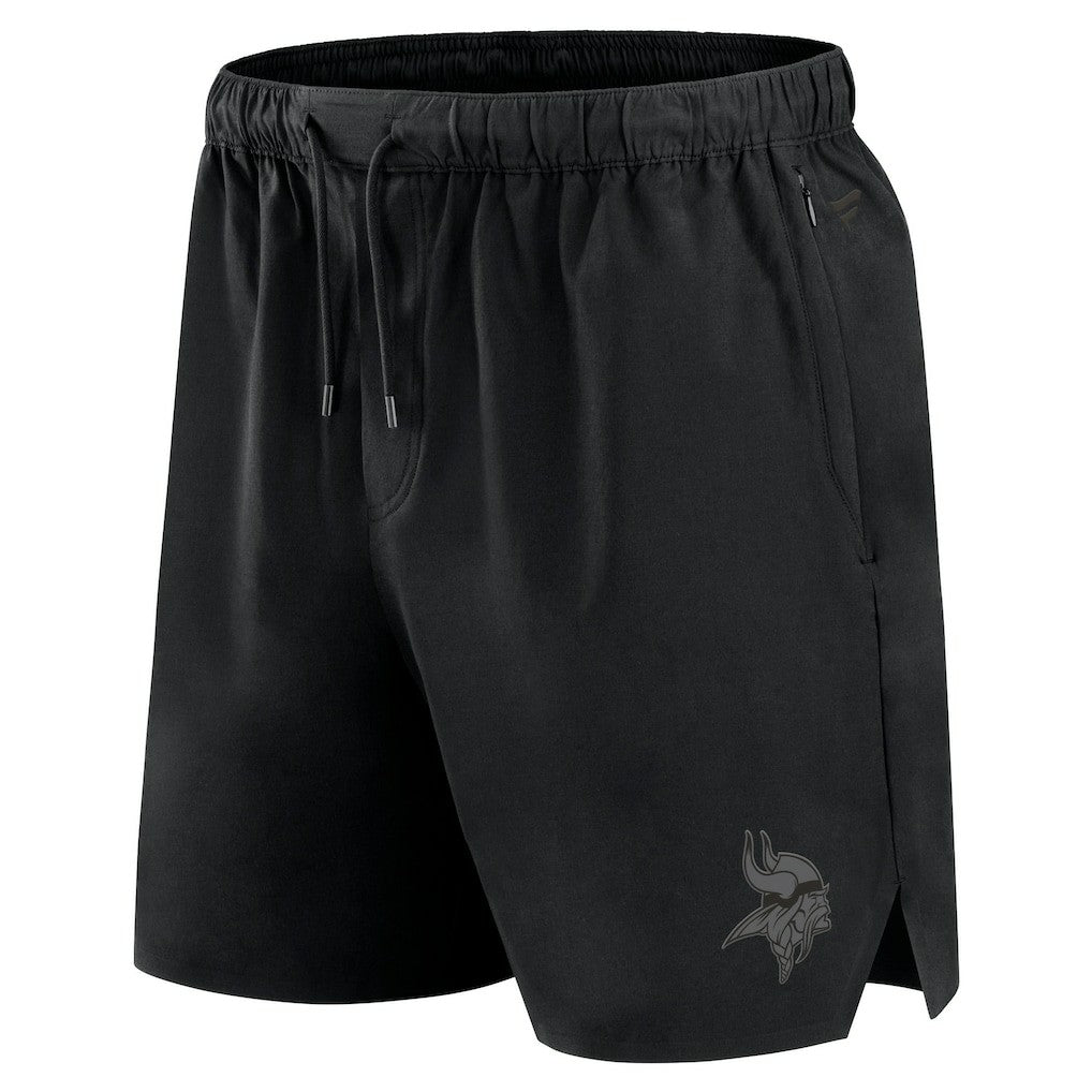 Minnesota Vikings Front Office Micro Tonal Shorts Black - Fanatics
