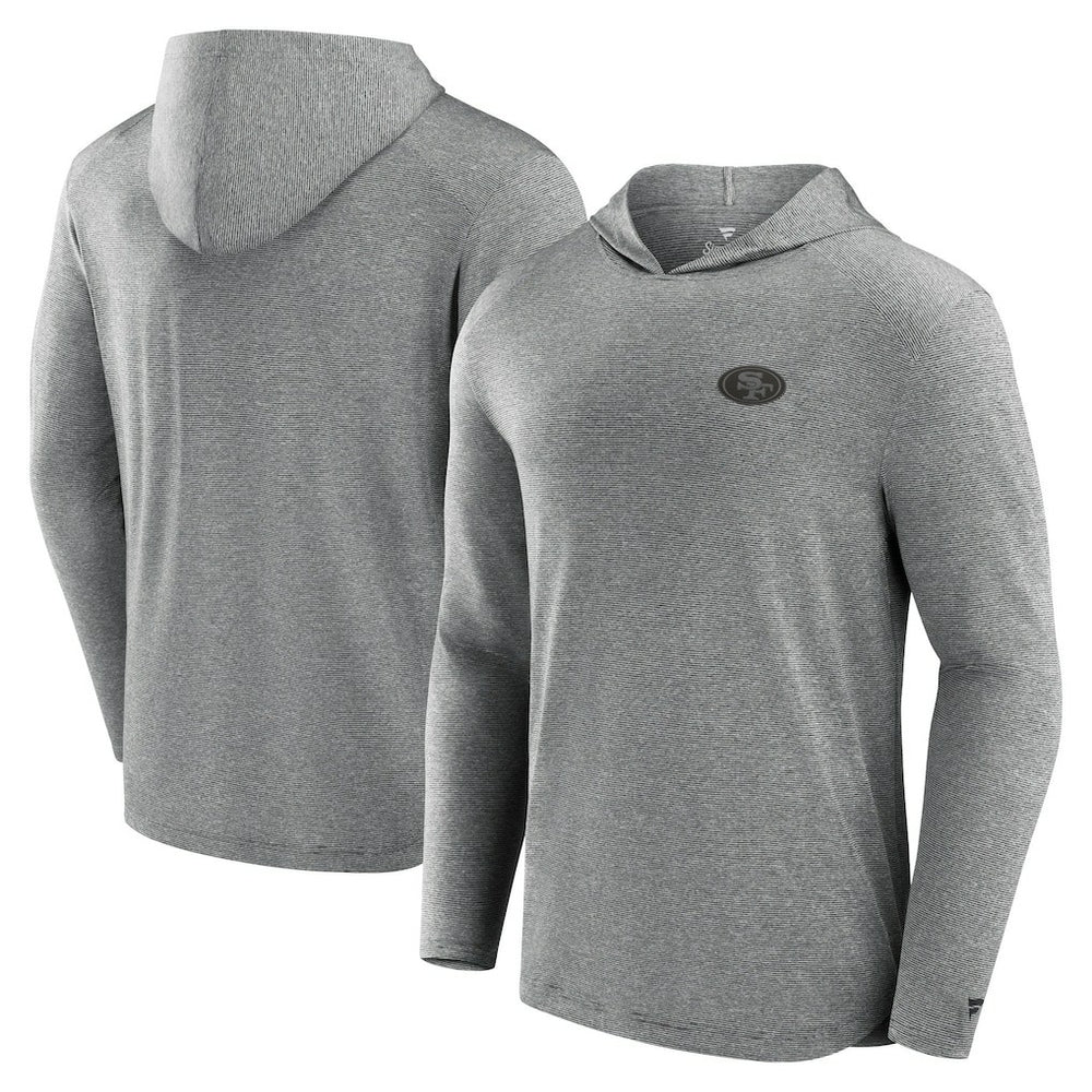 San Francisco 49ers Front Office Tech Lightweight Hoodie T-Shirt Black - Fanatics