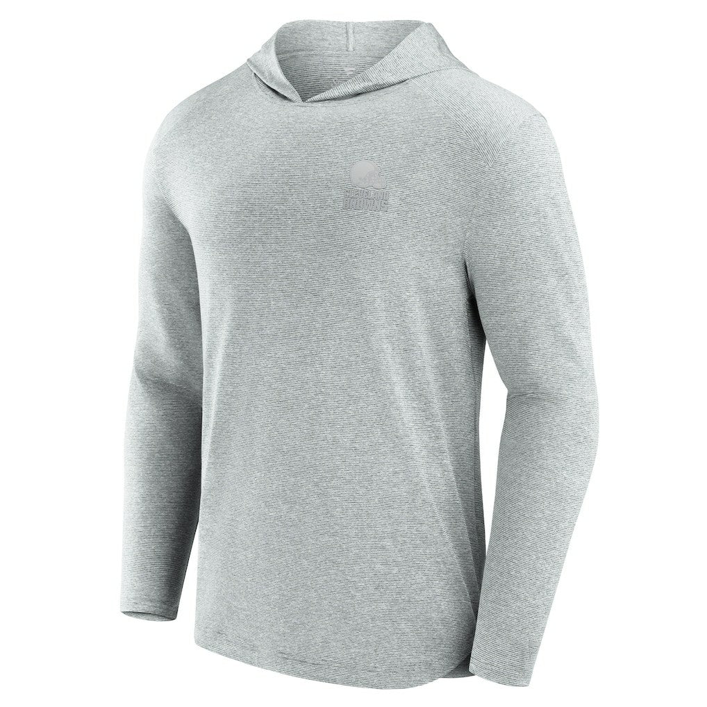 Cleveland Browns Front Office Tech Lightweight Hoodie T-Shirt Gray - Fanatics