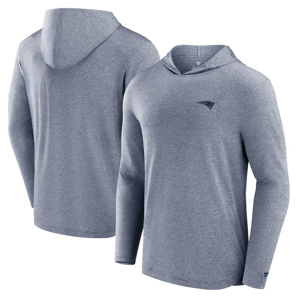 New England Patriots Front Office Tech Lightweight Hoodie T-Shirt Navy - Fanatics