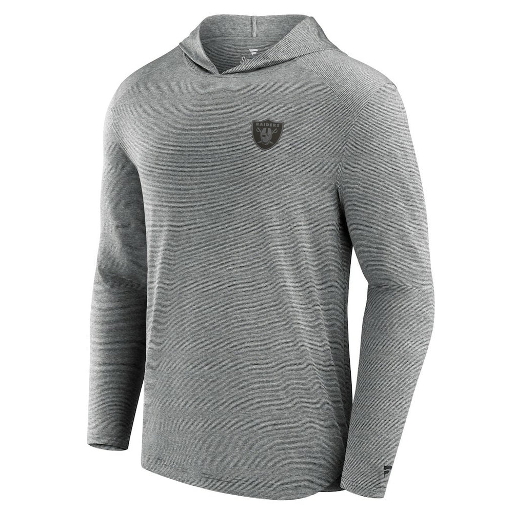 Las Vegas Raiders Front Office Tech Lightweight Hoodie T-Shirt Black - Fanatics