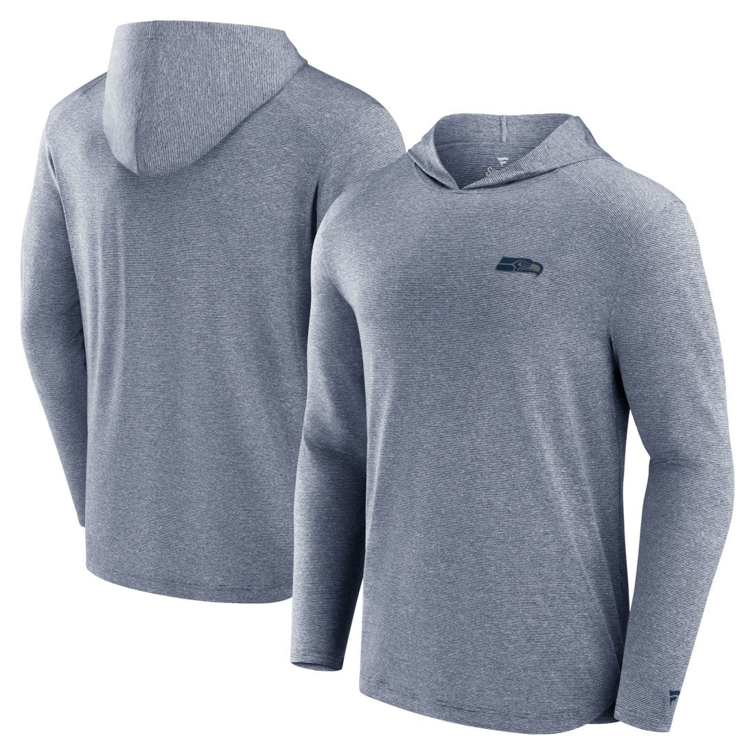 Seattle Seahawks Front Office Tech Lightweight Hoodie T-Shirt Navy - Fanatics