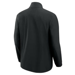 Cincinnati Bengals Front Office Micro Tonal Quarter-Zip Pullover Black - Fanatics