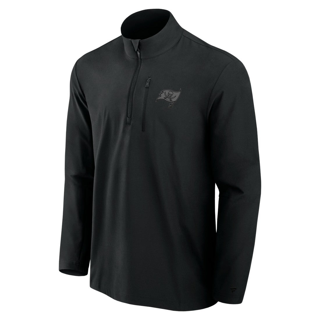 Tampa Bay Buccaneers Front Office Micro Tonal Quarter-Zip Pullover Black - Fanatics