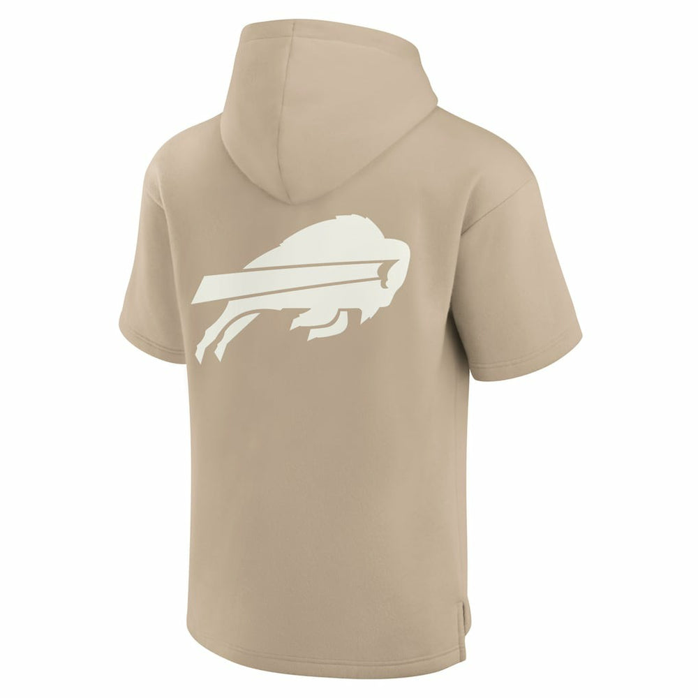 Buffalo Bills Unisex Elements Super Soft Fleece Short Sleeve Pullover Hoodie Khaki - Fanatics