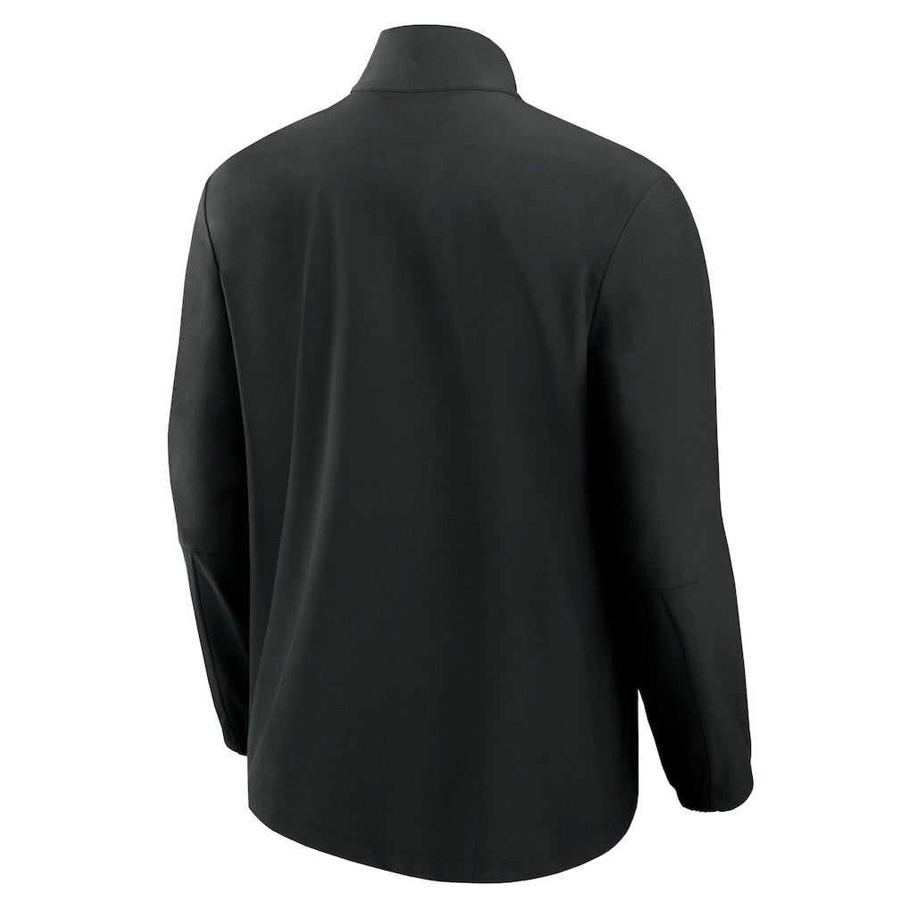 Pittsburgh Steelers Front Office Micro Tonal Quarter-Zip Pullover Black - Fanatics