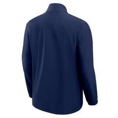 Houston Texans Front Office Micro Tonal Quarter-Zip Pullover Navy - Fanatics