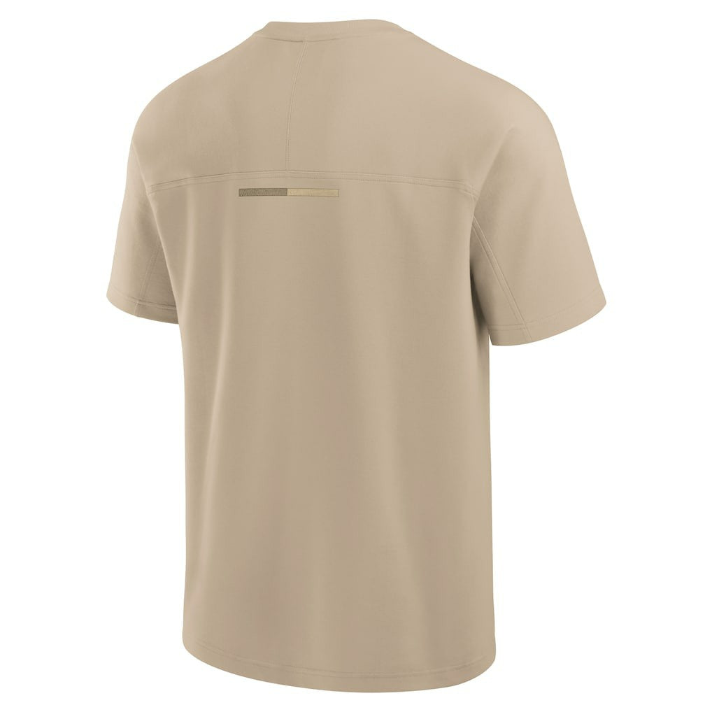 New York Jets Unisex Elements Heavyweight Tri-Blend T-Shirt Khaki - Fanatics