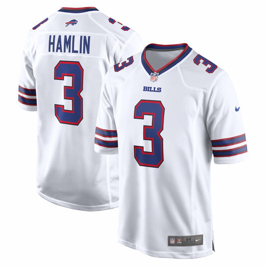 Damar Hamlin Buffalo Bills Game Jersey - White | NFL Jerseys