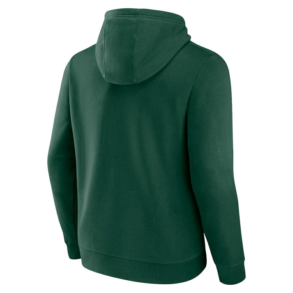 Fanatics - Milwaukee Bucks Primary Logo Pullover Hoodie - Hunter Green