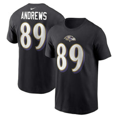 Mark Andrews Baltimore Ravens Player Name & Number T-Shirt Black - Nike