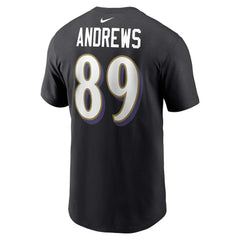 Mark Andrews Baltimore Ravens Player Name & Number T-Shirt Black - Nike