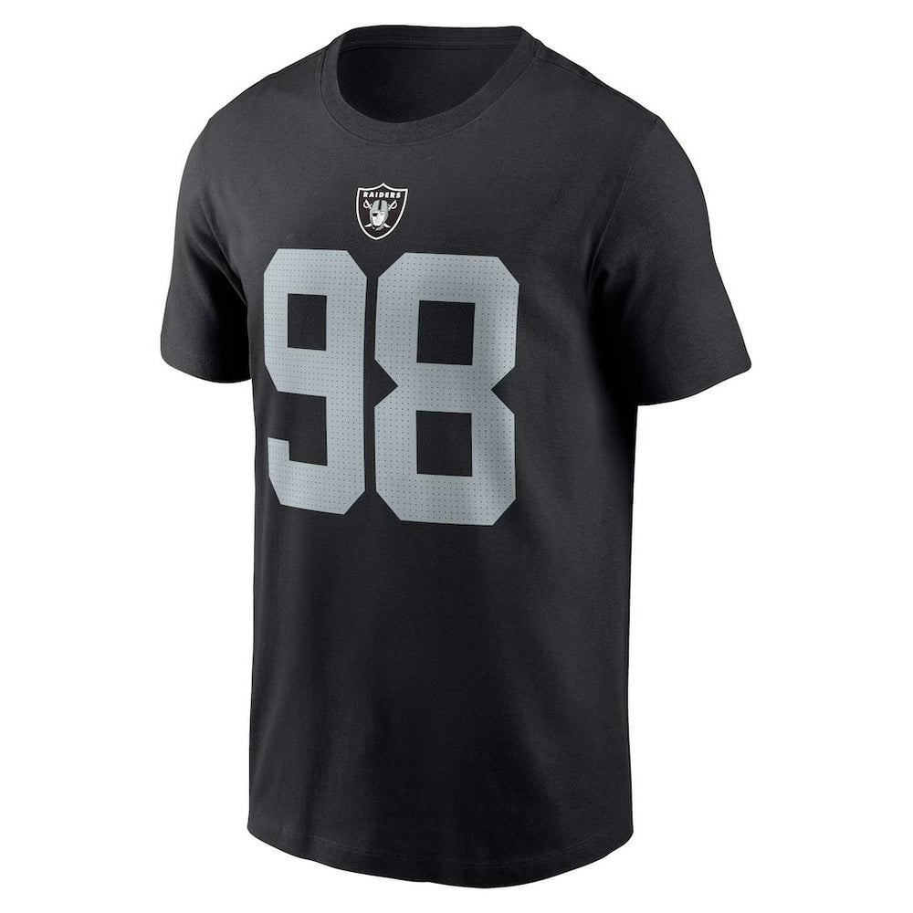 Maxx Crosby Las Vegas Raiders Player Name & Number T-Shirt Black - Nike