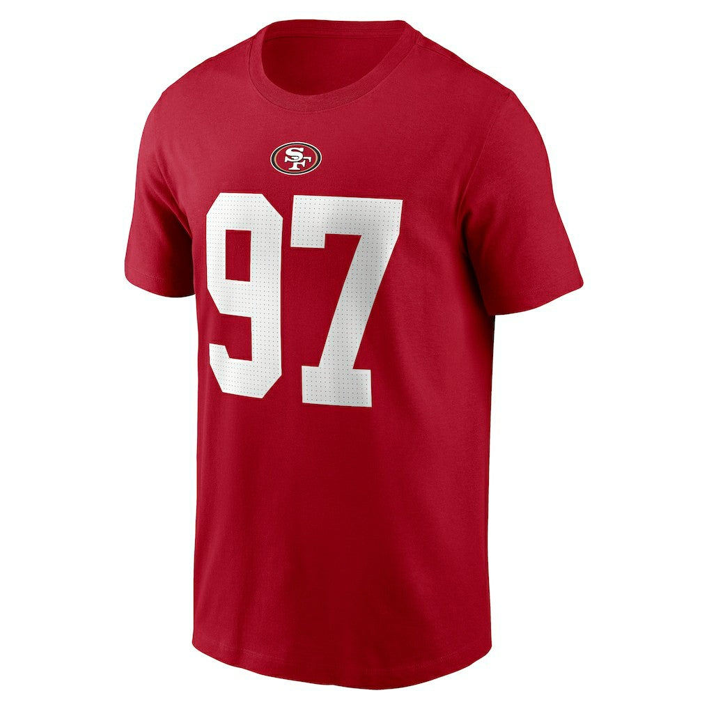 Nick Bosa San Francisco 49ers Player Name & Number T-Shirt Scarlet - Nike