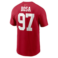Nick Bosa San Francisco 49ers Player Name & Number T-Shirt Scarlet - Nike