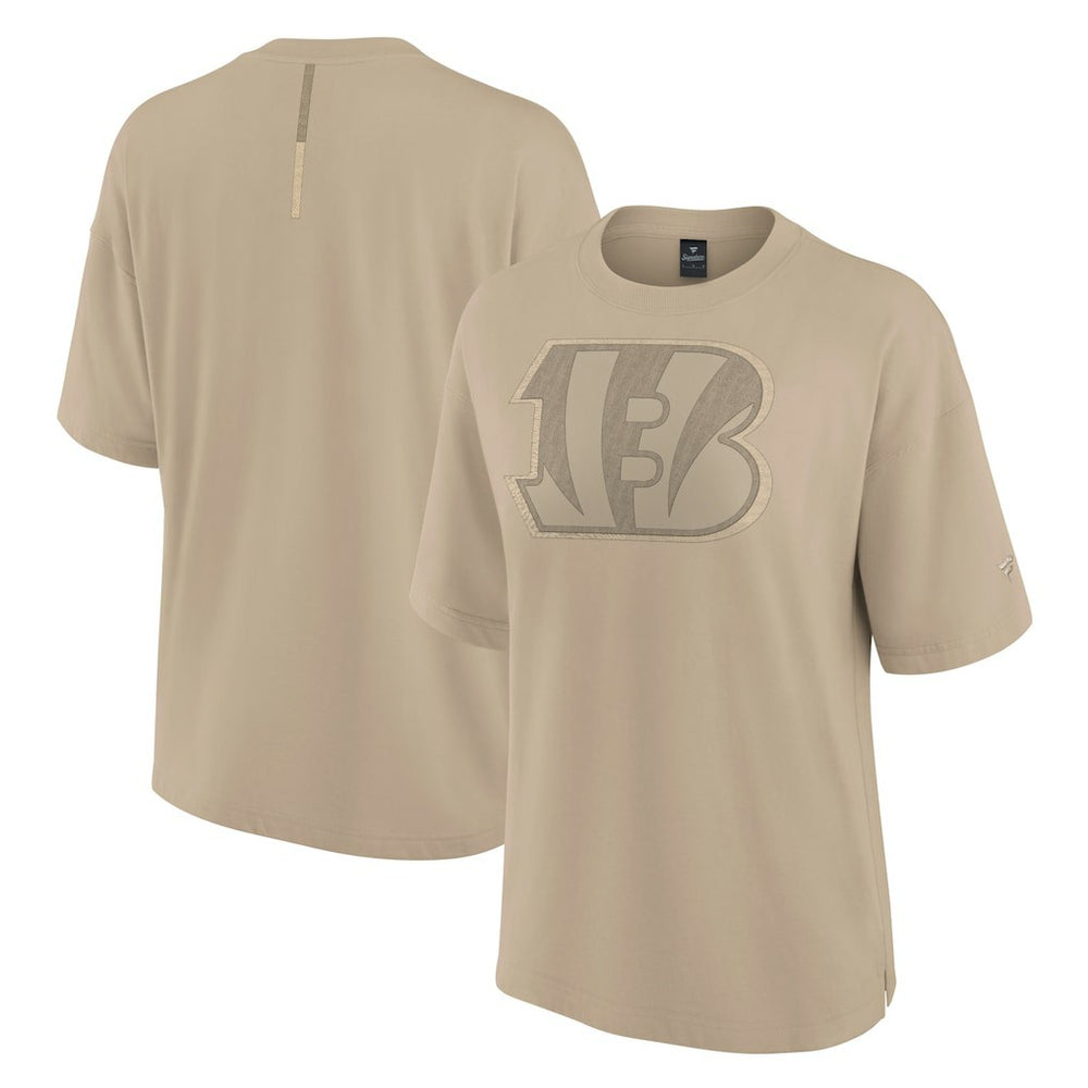Cincinnati Bengals Women's Oversized Elements T-Shirt Khaki - Fanatics