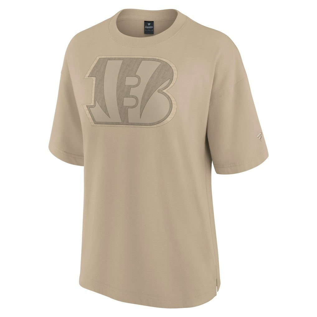 Cincinnati Bengals Women's Oversized Elements T-Shirt Khaki - Fanatics