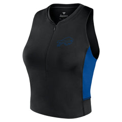 Buffalo Bills Women's Studio Fitted Gym Tank Top Black - Fanatics