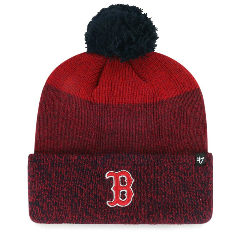 Boston Red Sox '47 Darkfreeze Cuffed Knit Hat with Pom discount