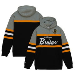 Boston Bruins Head Coach Pullover Hoodie Black/Gray
