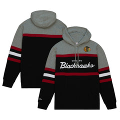 Chicago Blackhawks Head Coach Pullover Hoodie Black/Gray