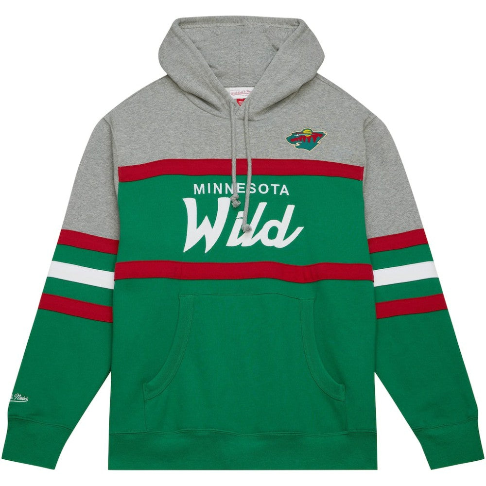 Minnesota Wild - Head Coach Pullover Hoodie Green/Gray